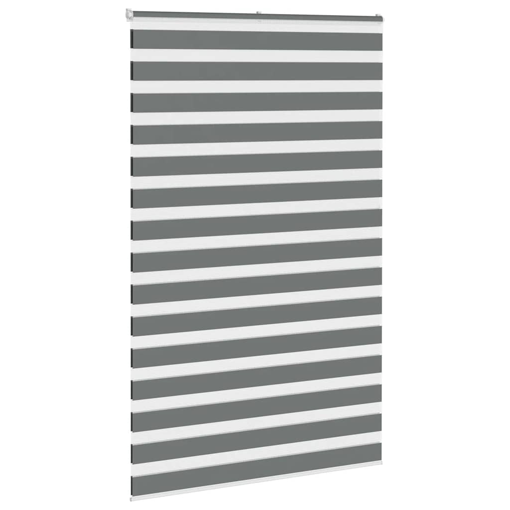 zebragardin mørkegrå 140x230 cm stofbredde 135,9 cm polyester