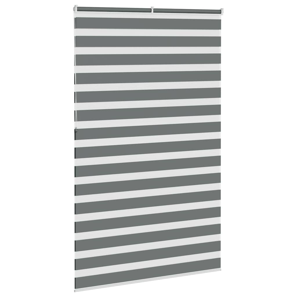 zebragardin mørkegrå 145x230 cm stofbredde 140,9 cm polyester