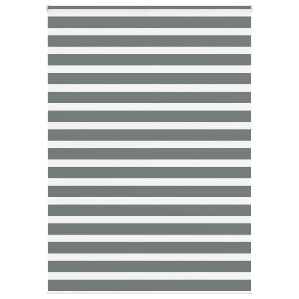 zebragardin mørkegrå 155x230 cm stofbredde 150,9 cm polyester