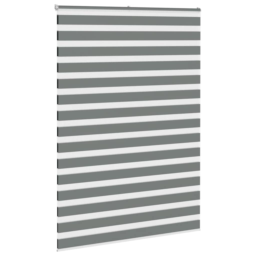 zebragardin mørkegrå 155x230 cm stofbredde 150,9 cm polyester