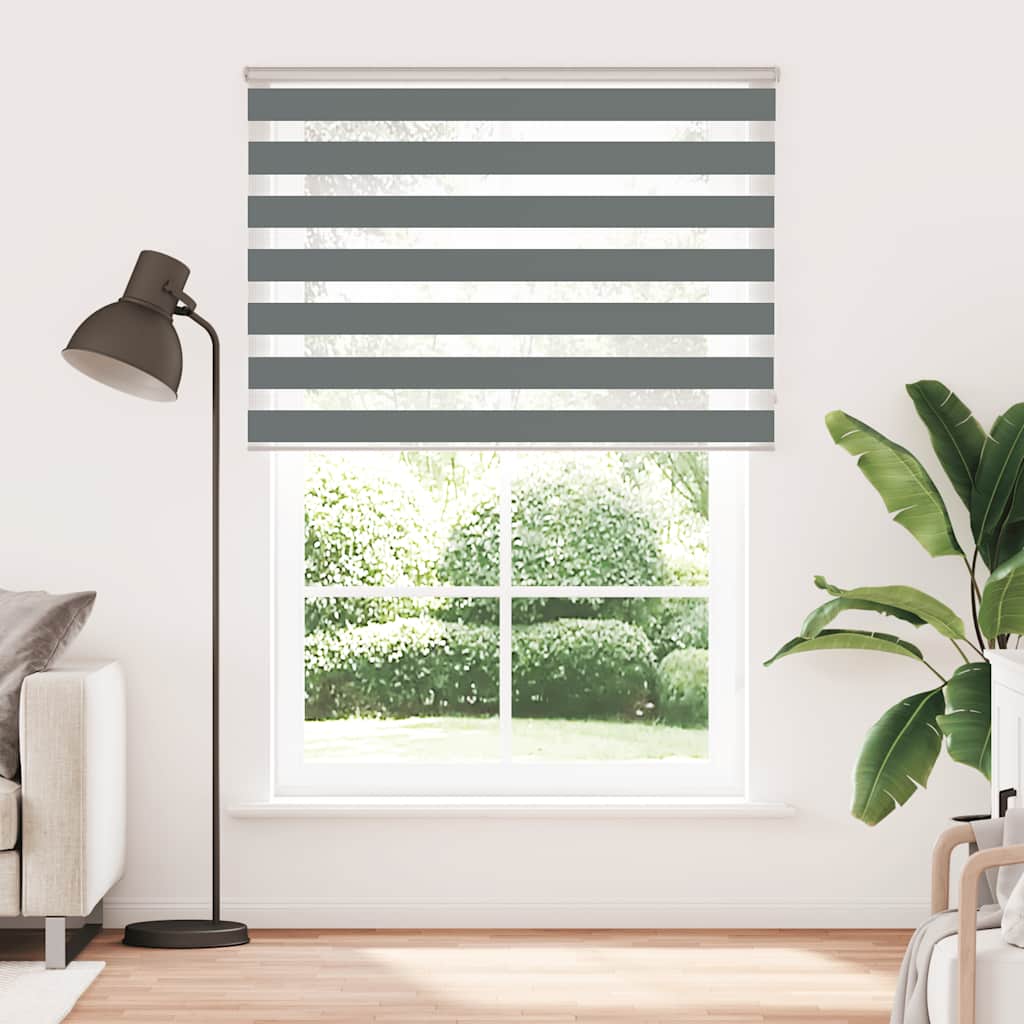 zebragardin mørkegrå 160x230 cm stofbredde 155,9 cm polyester