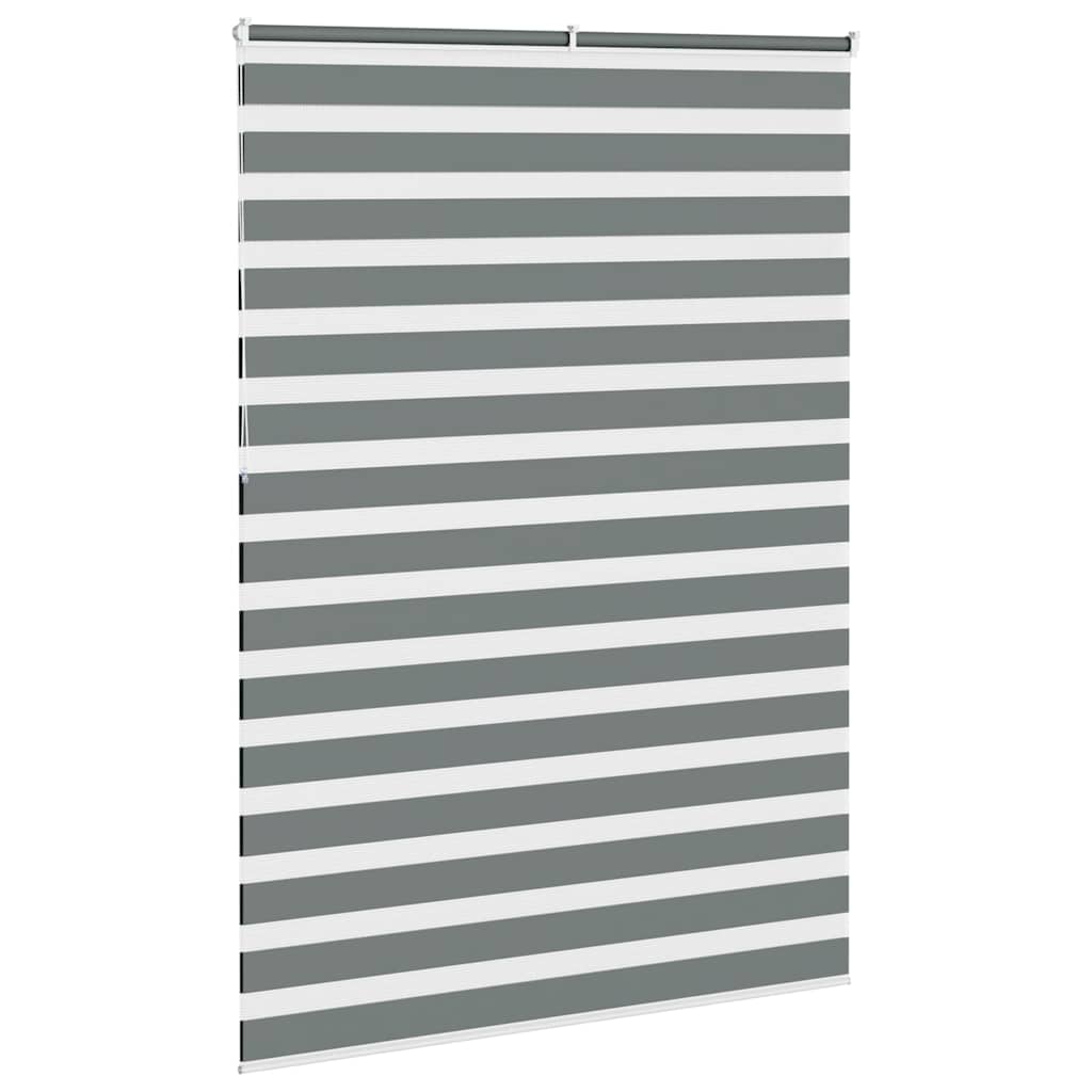 zebragardin mørkegrå 160x230 cm stofbredde 155,9 cm polyester