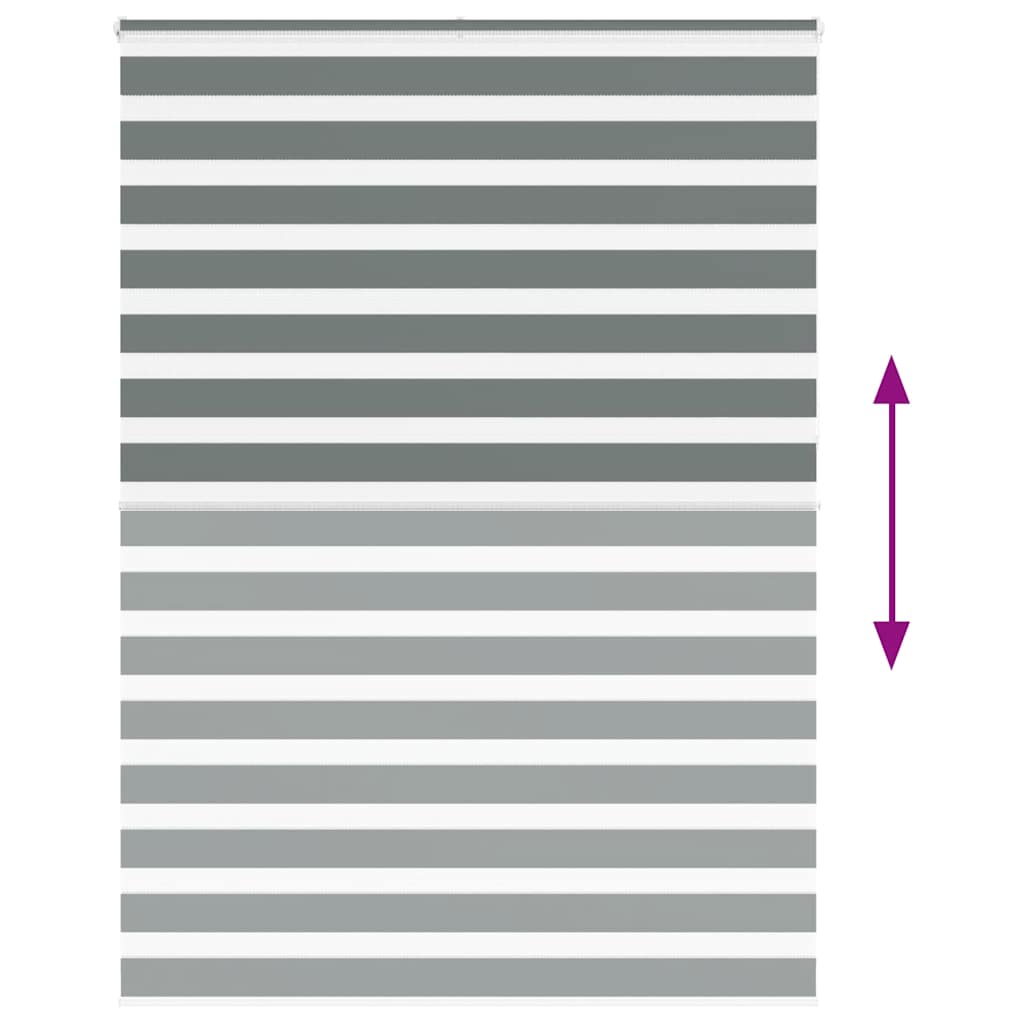 zebragardin mørkegrå 160x230 cm stofbredde 155,9 cm polyester