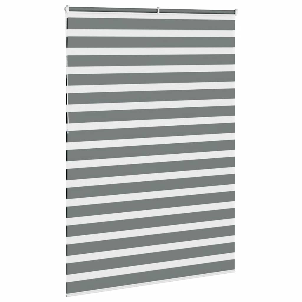 zebragardin mørkegrå 165x230 cm stofbredde 160,9 cm polyester