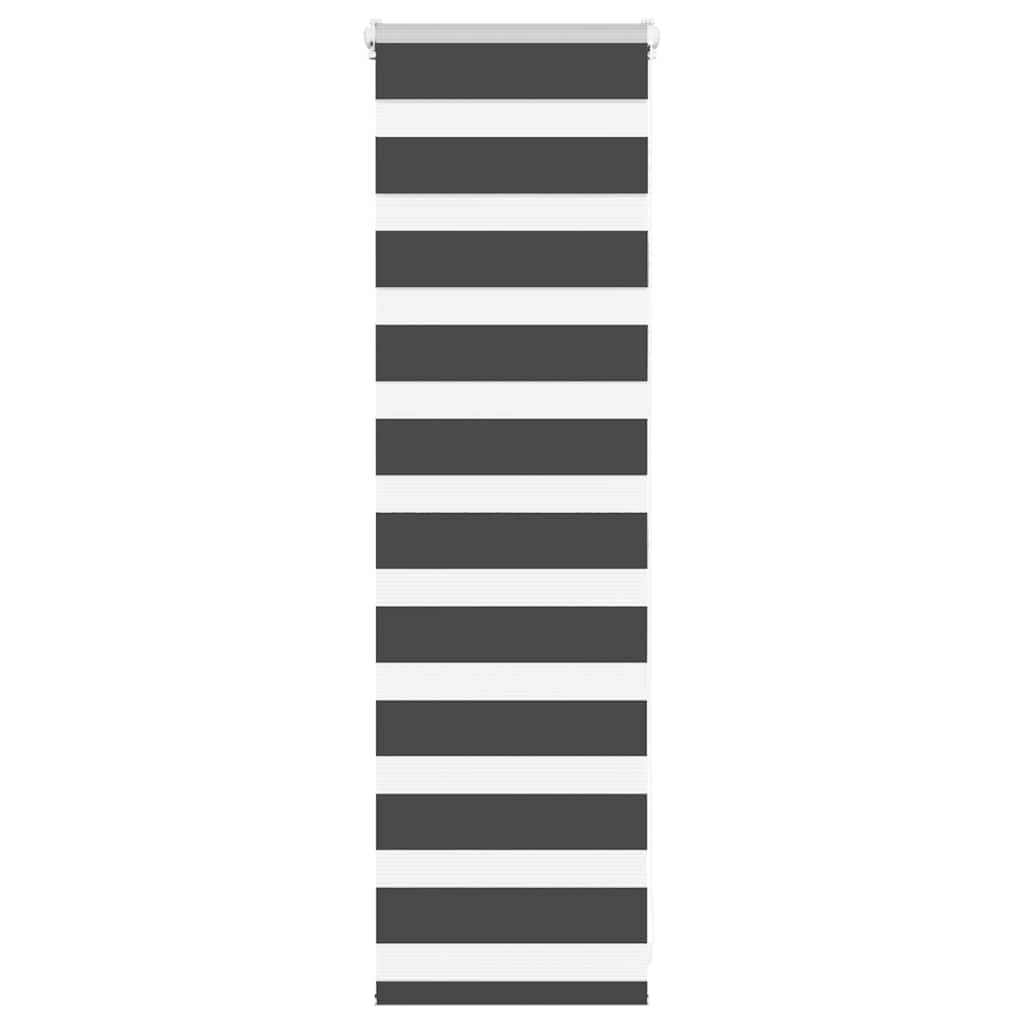 zebragardin sort 40x100 cm stofbredde 35,9 cm polyester