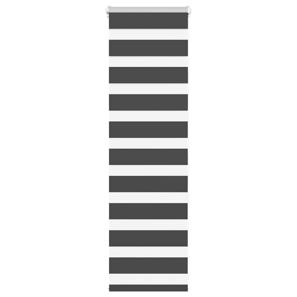 zebragardin sort 45x100 cm stofbredde 40,9 cm polyester