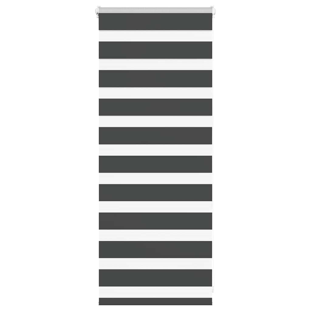 zebragardin sort 65x100 cm stofbredde 60,9 cm polyester