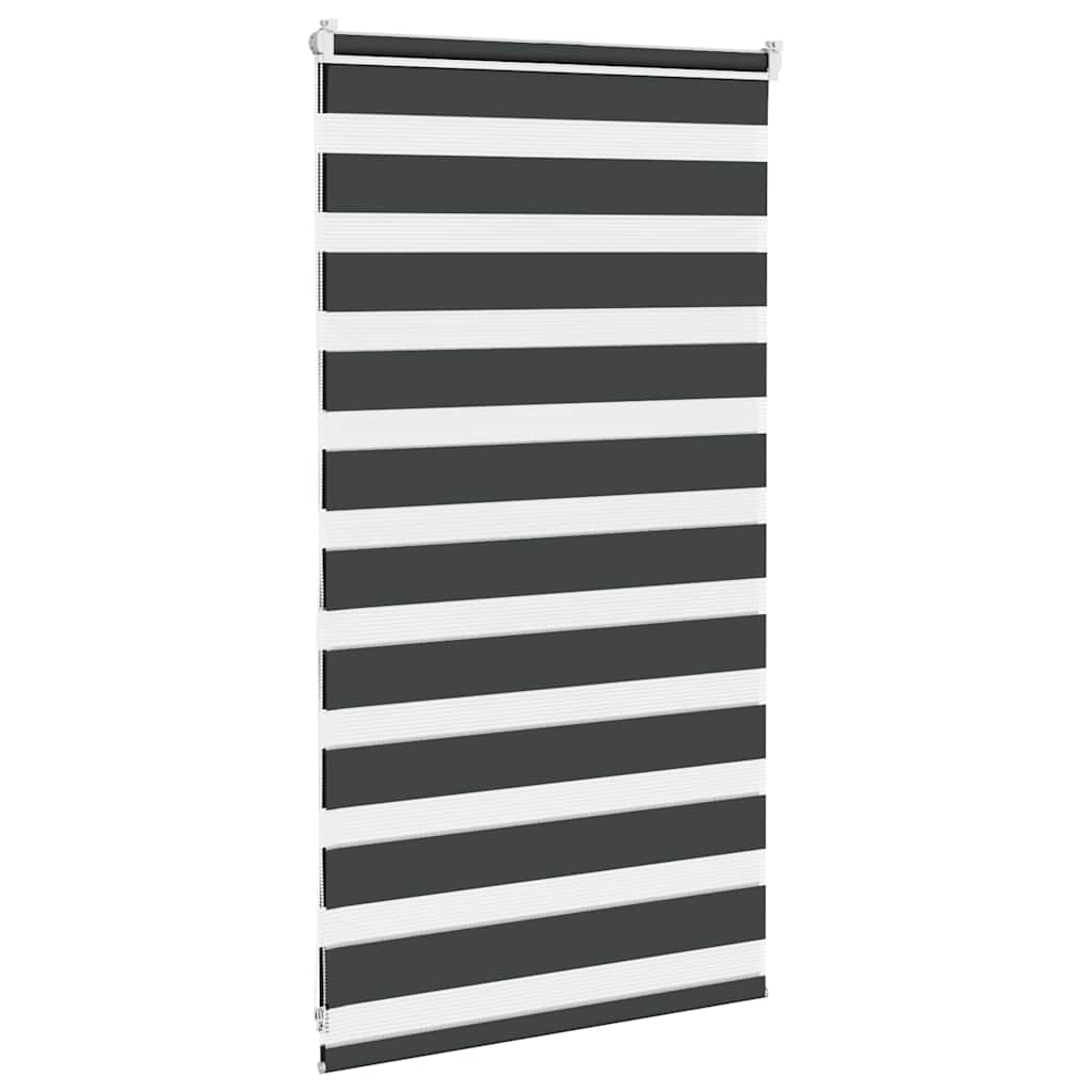 zebragardin sort 75x100 cm stofbredde 70,9 cm polyester