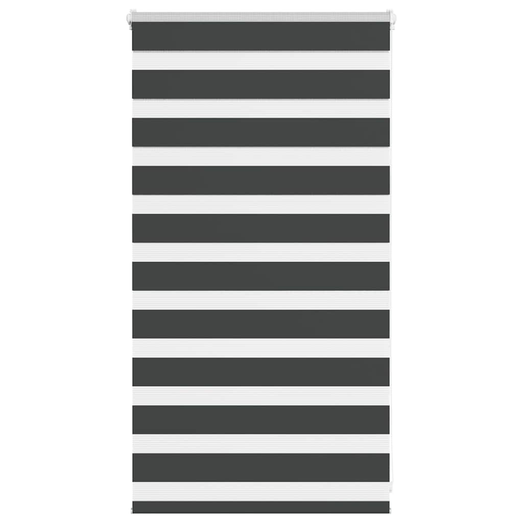 zebragardin sort 85x100 cm stofbredde 80,9 cm polyester