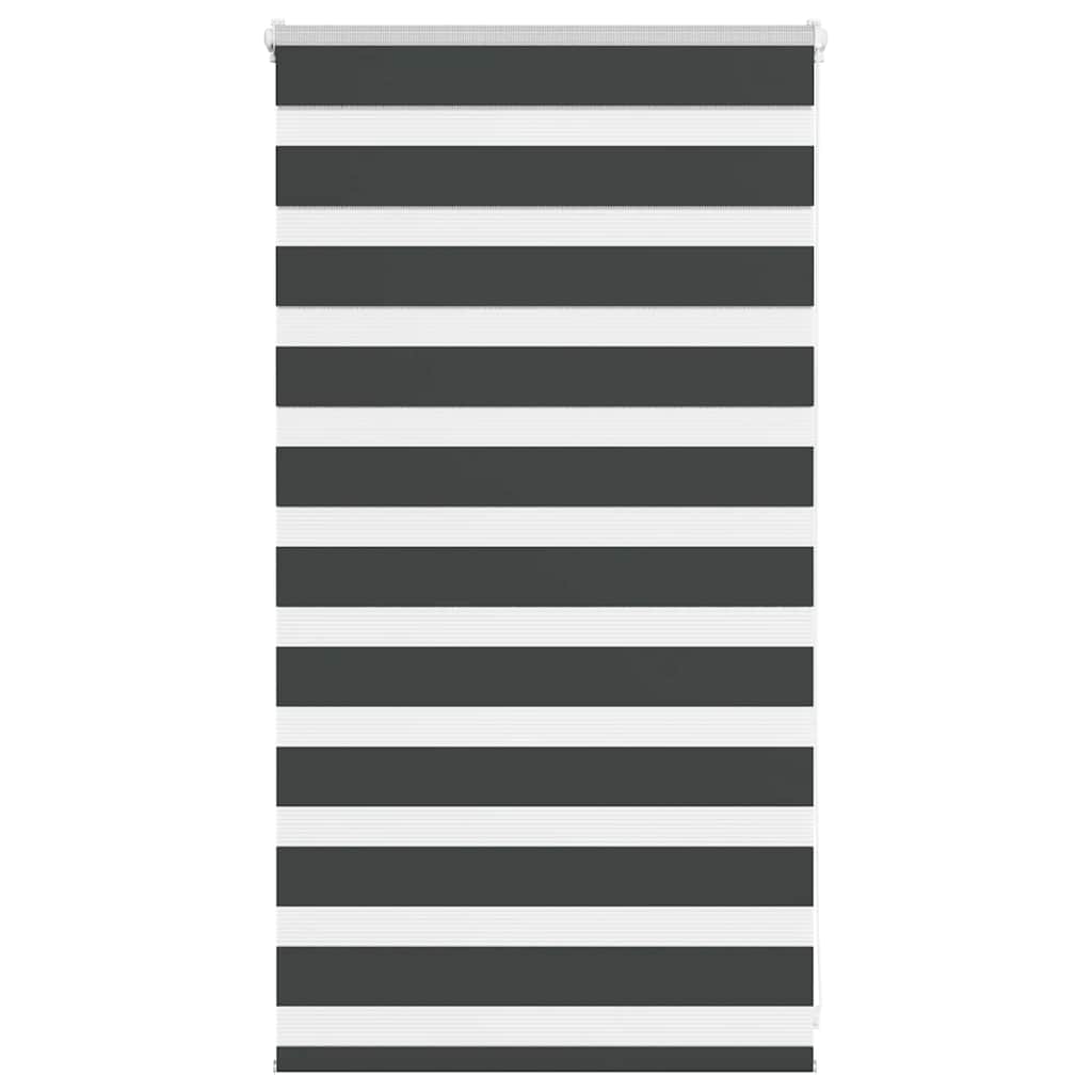 zebragardin sort 90x100 cm stofbredde 85,9 cm polyester