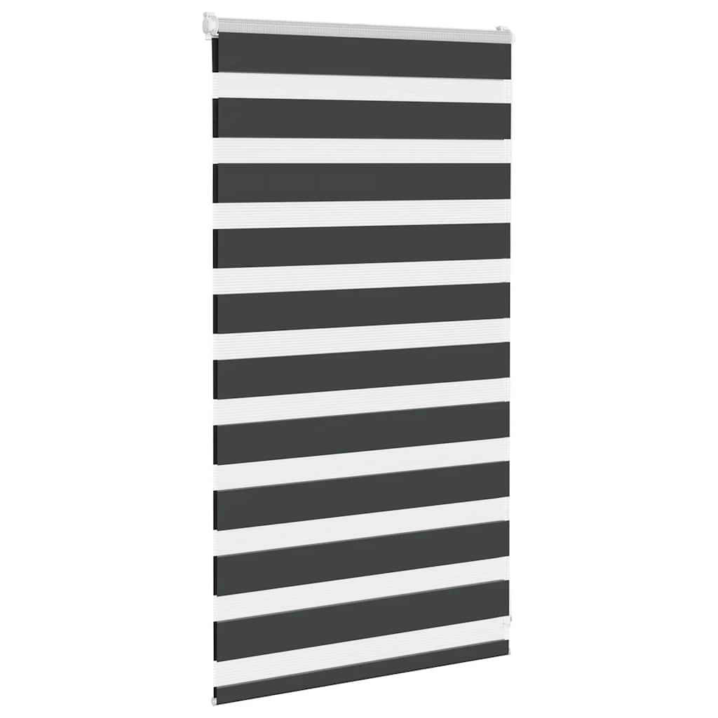 zebragardin sort 90x100 cm stofbredde 85,9 cm polyester