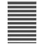 zebragardin sort 95x100 cm stofbredde 90,9 cm polyester