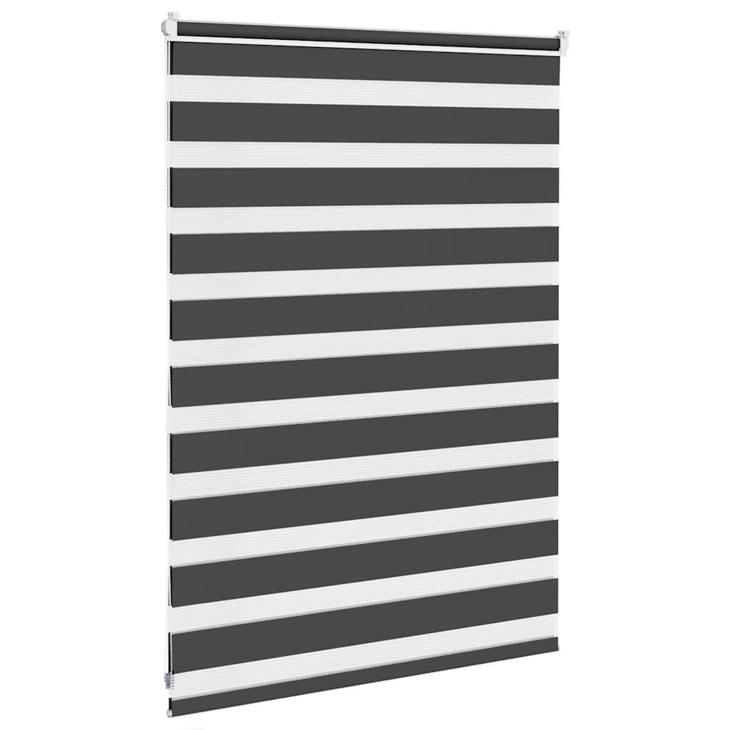 zebragardin sort 95x100 cm stofbredde 90,9 cm polyester