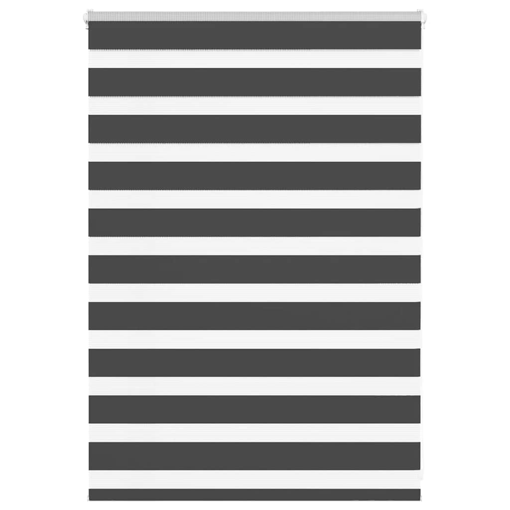 zebragardin sort 100x100 cm stofbredde 95,9 cm polyester