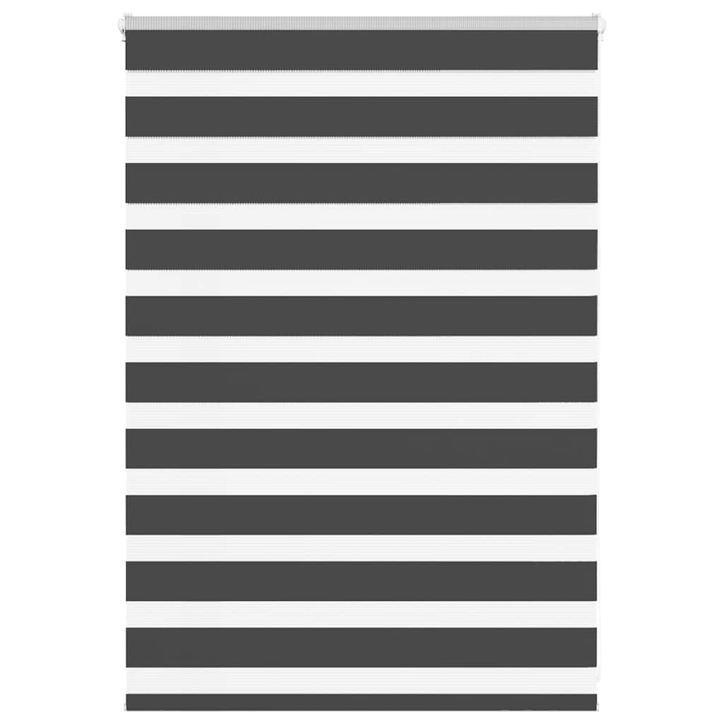 zebragardin sort 110x100 cm stofbredde 105,9 cm polyester