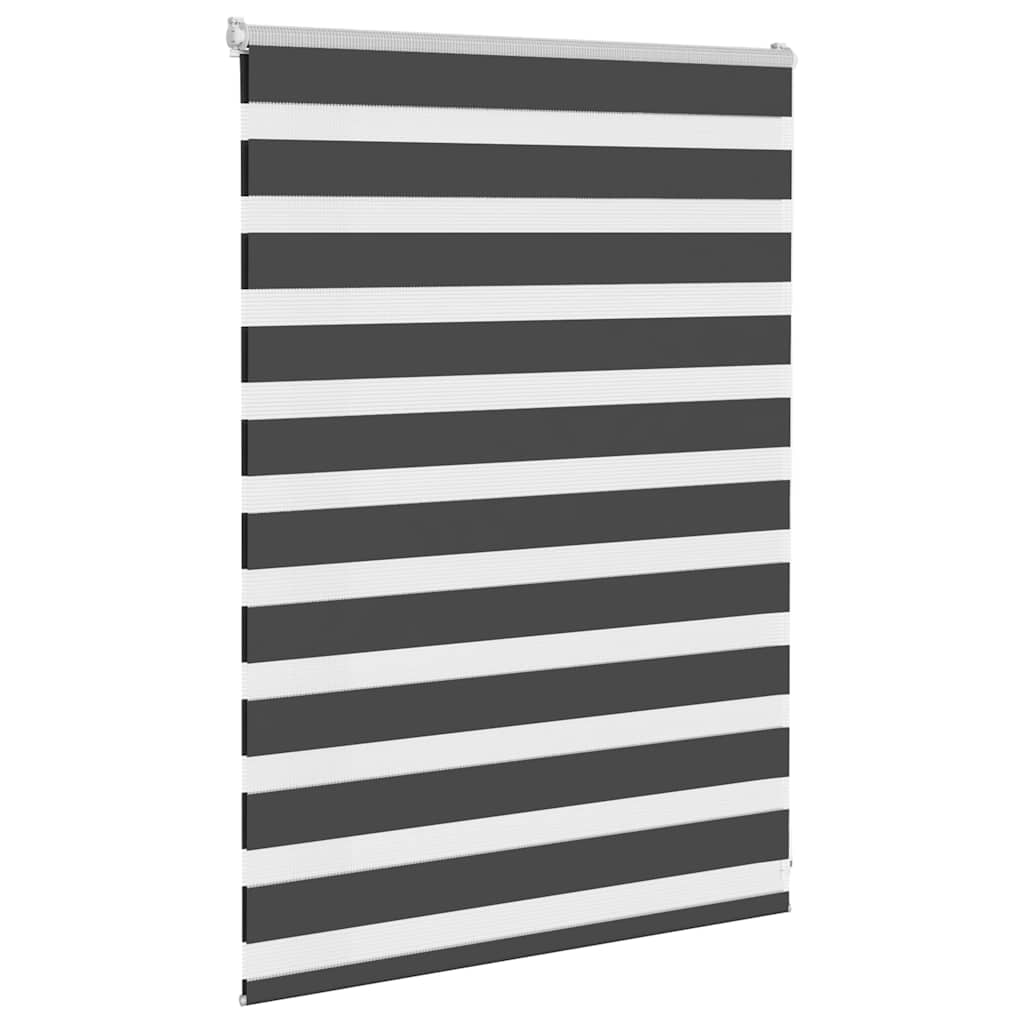 zebragardin sort 115x100 cm stofbredde 110,9 cm polyester