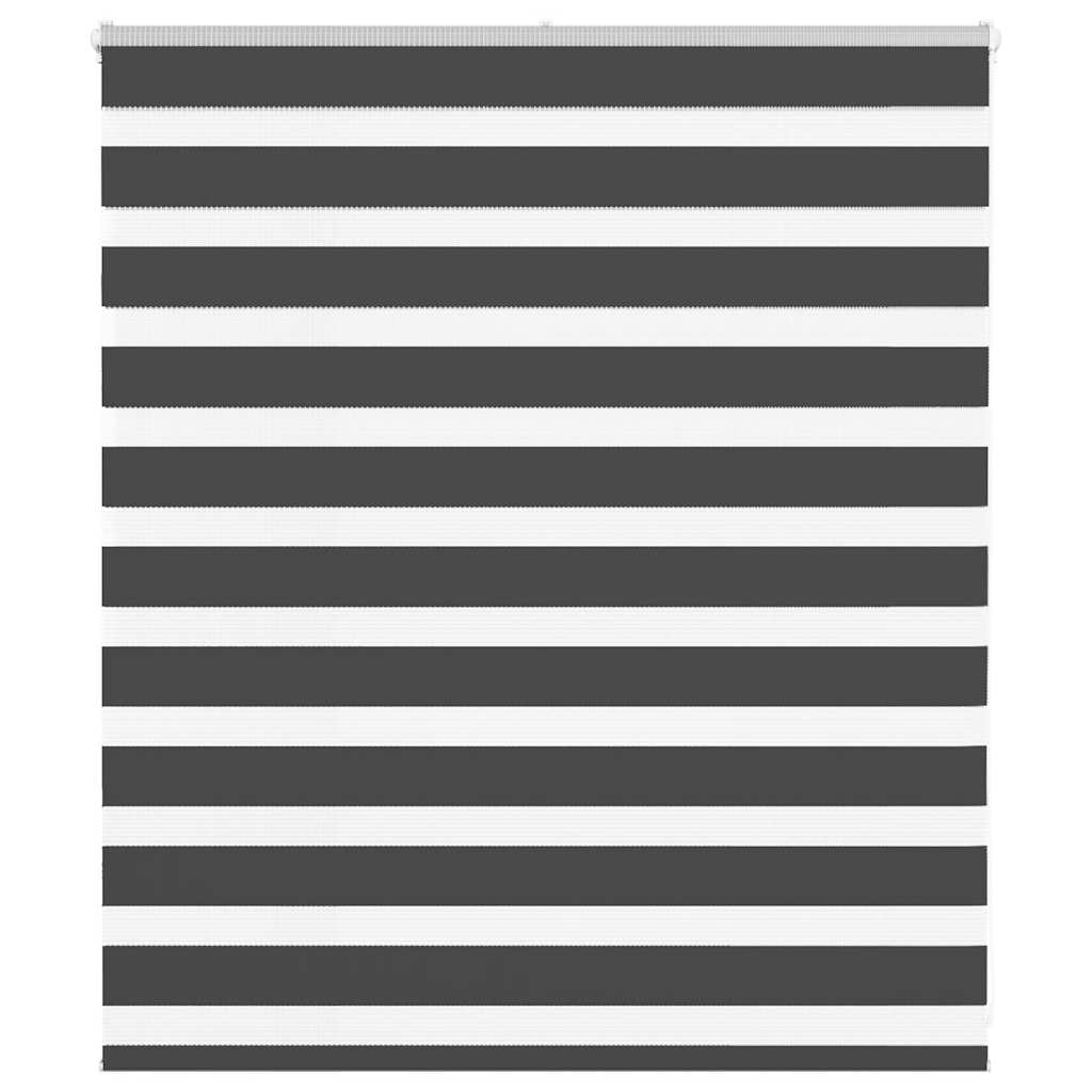 zebragardin sort 120x100 cm stofbredde 115,9 cm polyester
