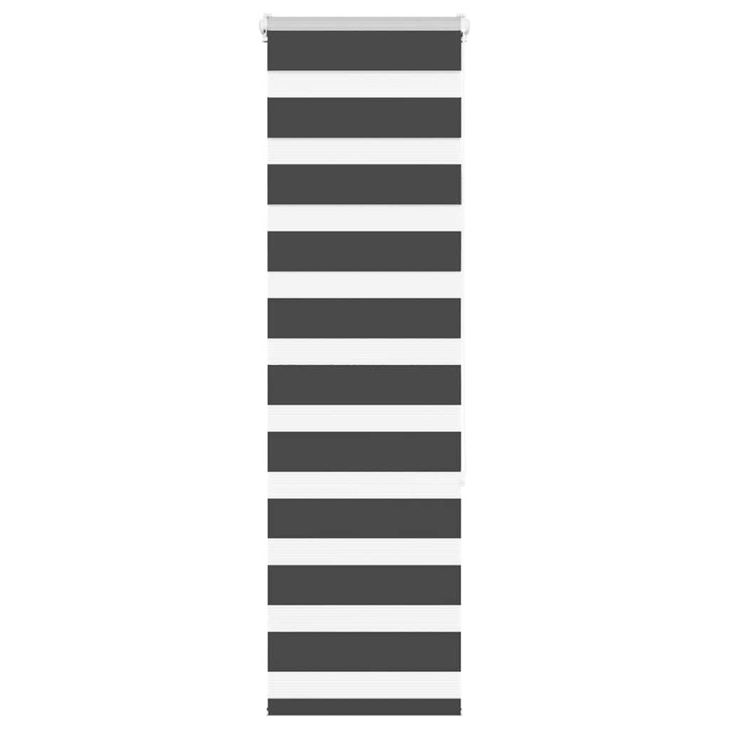 zebragardin sort 40x150 cm stofbredde 35,9 cm polyester