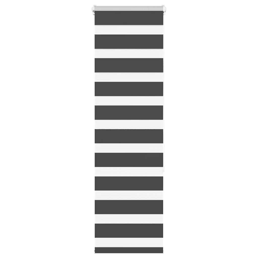 zebragardin sort 45x150 cm stofbredde 40,9 cm polyester