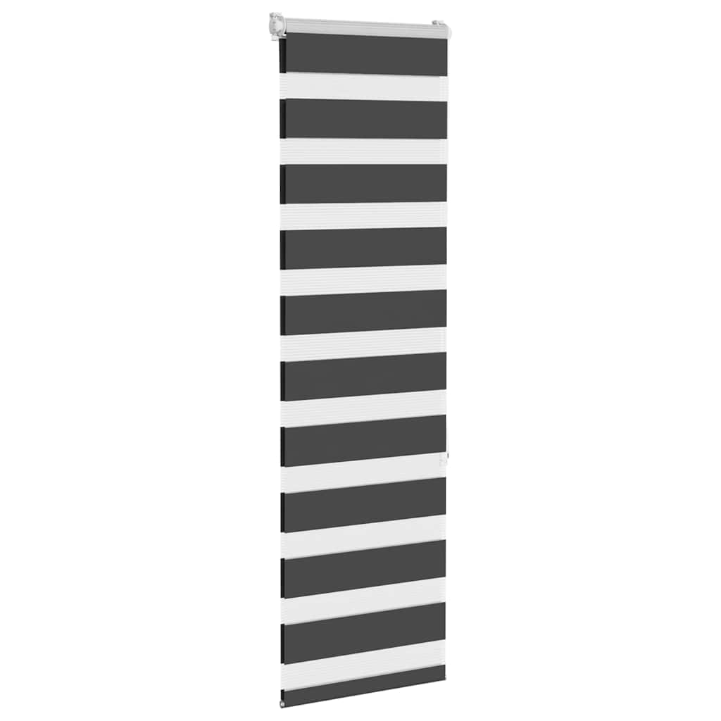 zebragardin sort 45x150 cm stofbredde 40,9 cm polyester