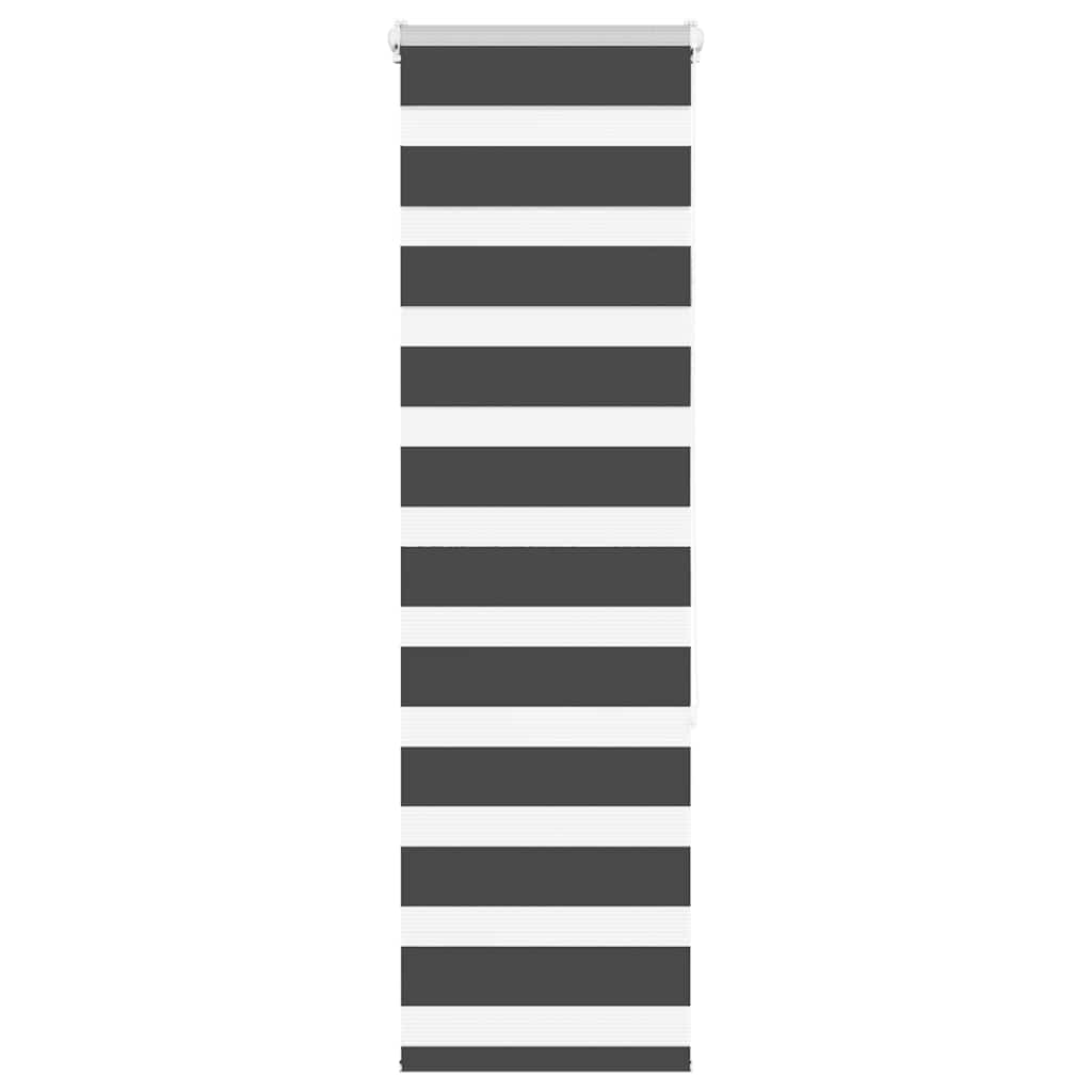 zebragardin sort 50x150 cm stofbredde 45,9 cm polyester