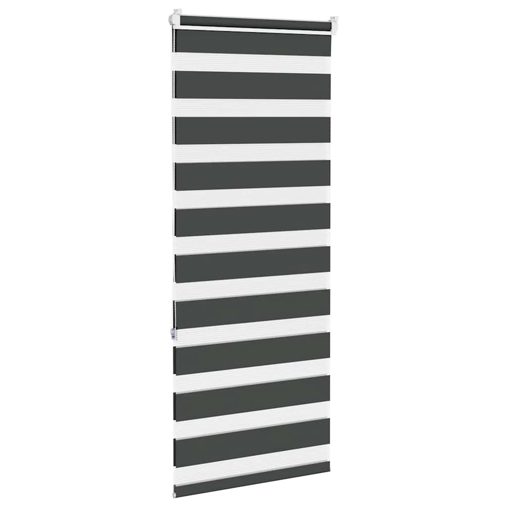 zebragardin sort 60x150 cm stofbredde 55,9 cm polyester