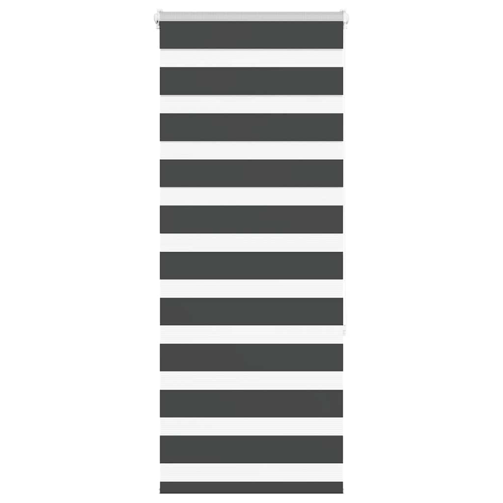 zebragardin sort 65x150 cm stofbredde 60,9 cm polyester