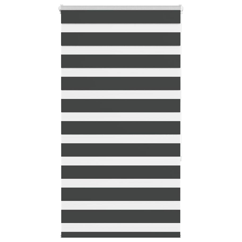 zebragardin sort 80x150 cm stofbredde 75,9 cm polyester