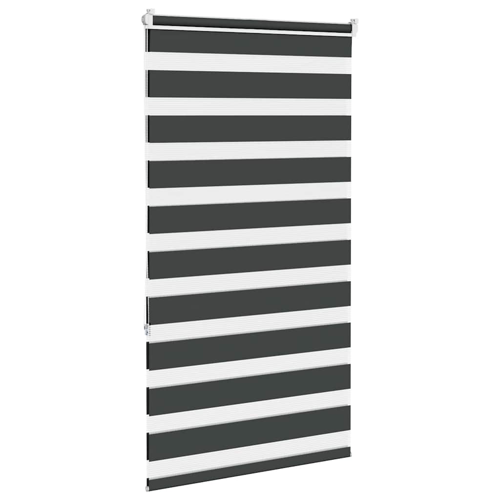 zebragardin sort 80x150 cm stofbredde 75,9 cm polyester