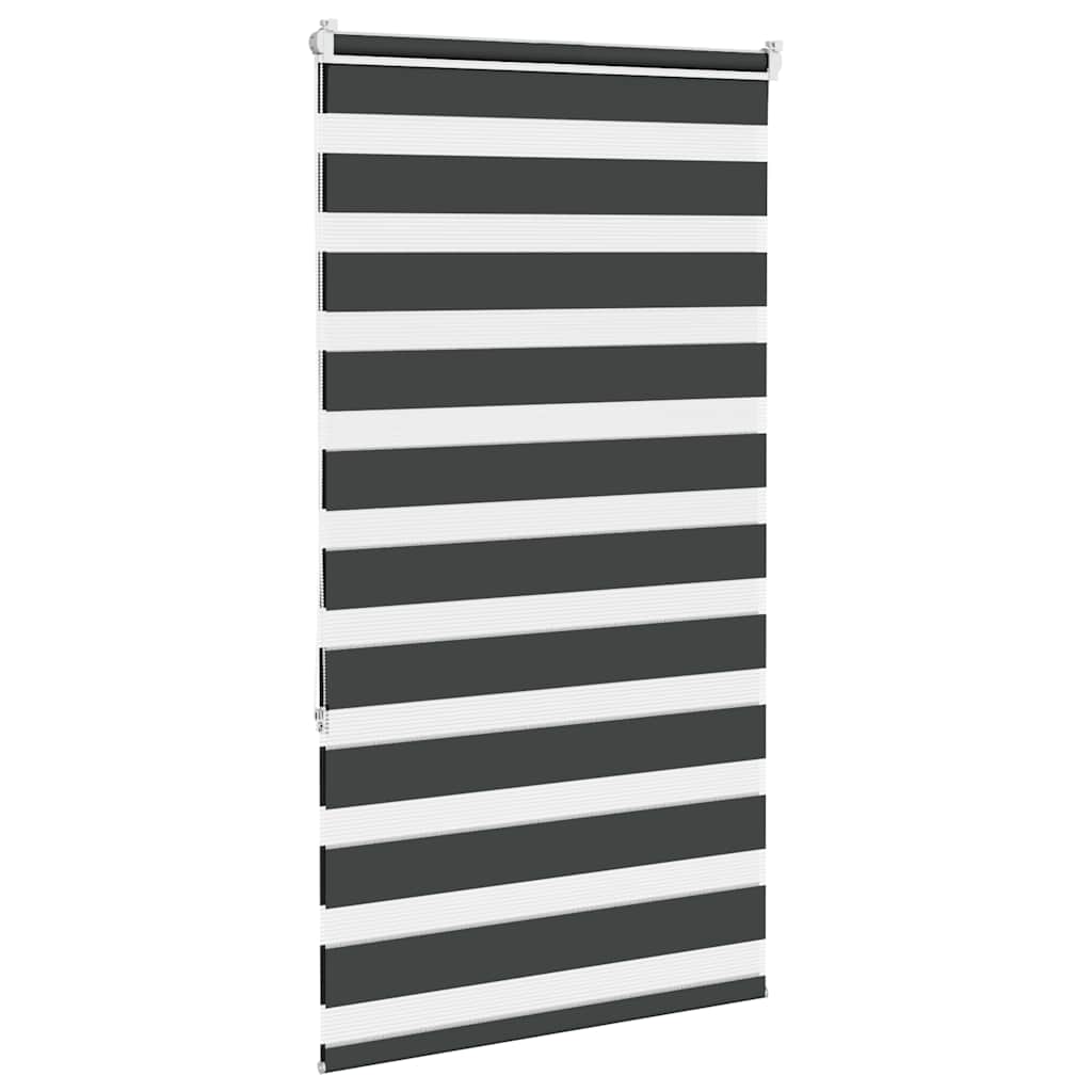 zebragardin sort 85x150 cm stofbredde 80,9 cm polyester