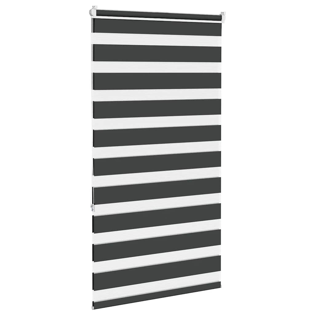 zebragardin sort 90x150 cm stofbredde 85,9 cm polyester