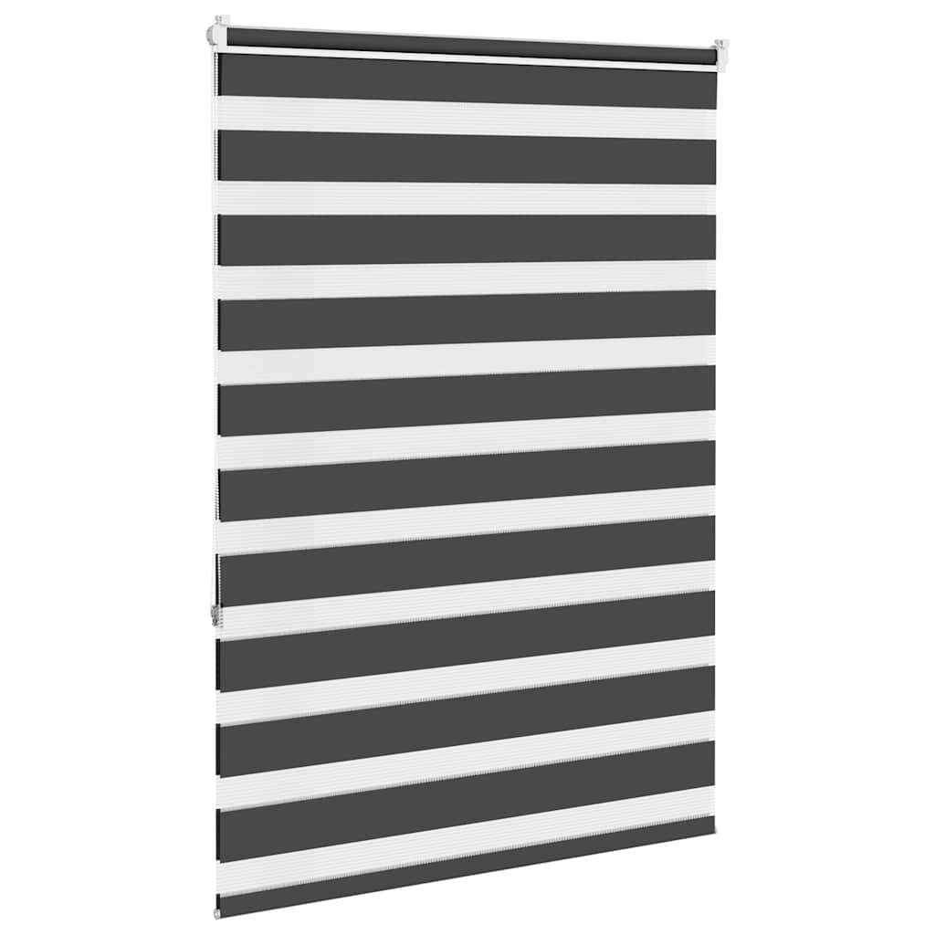 zebragardin sort 95x150 cm stofbredde 90,9 cm polyester