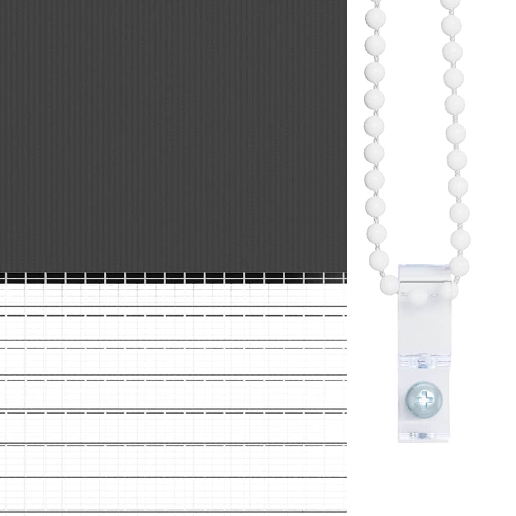 zebragardin sort 100x150 cm stofbredde 95,9 cm polyester