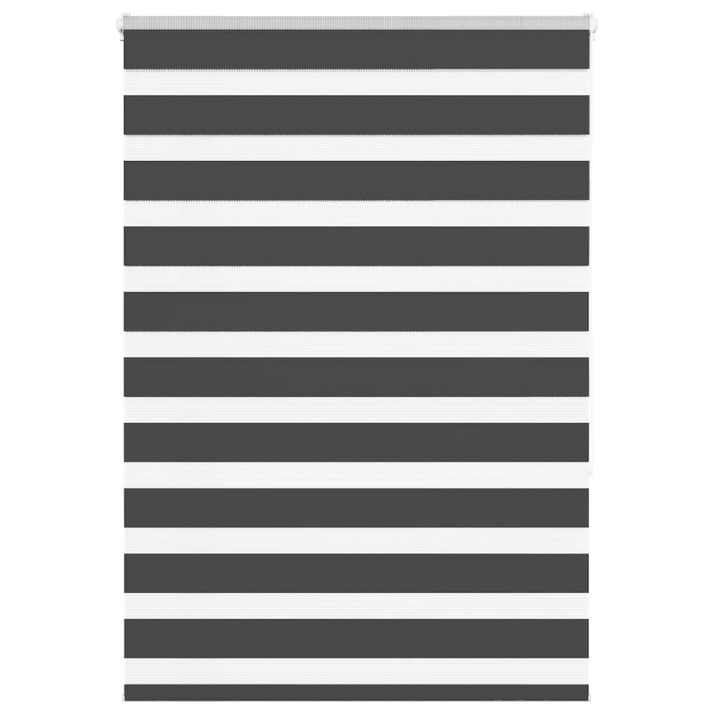 zebragardin sort 110x150 cm stofbredde 105,9 cm polyester