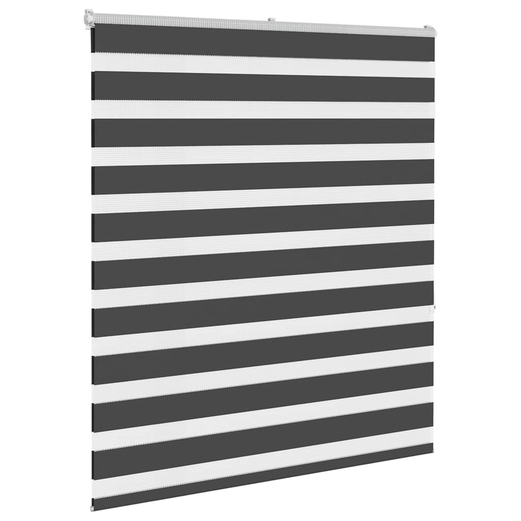 zebragardin sort 125x150 cm stofbredde 120,9 cm polyester