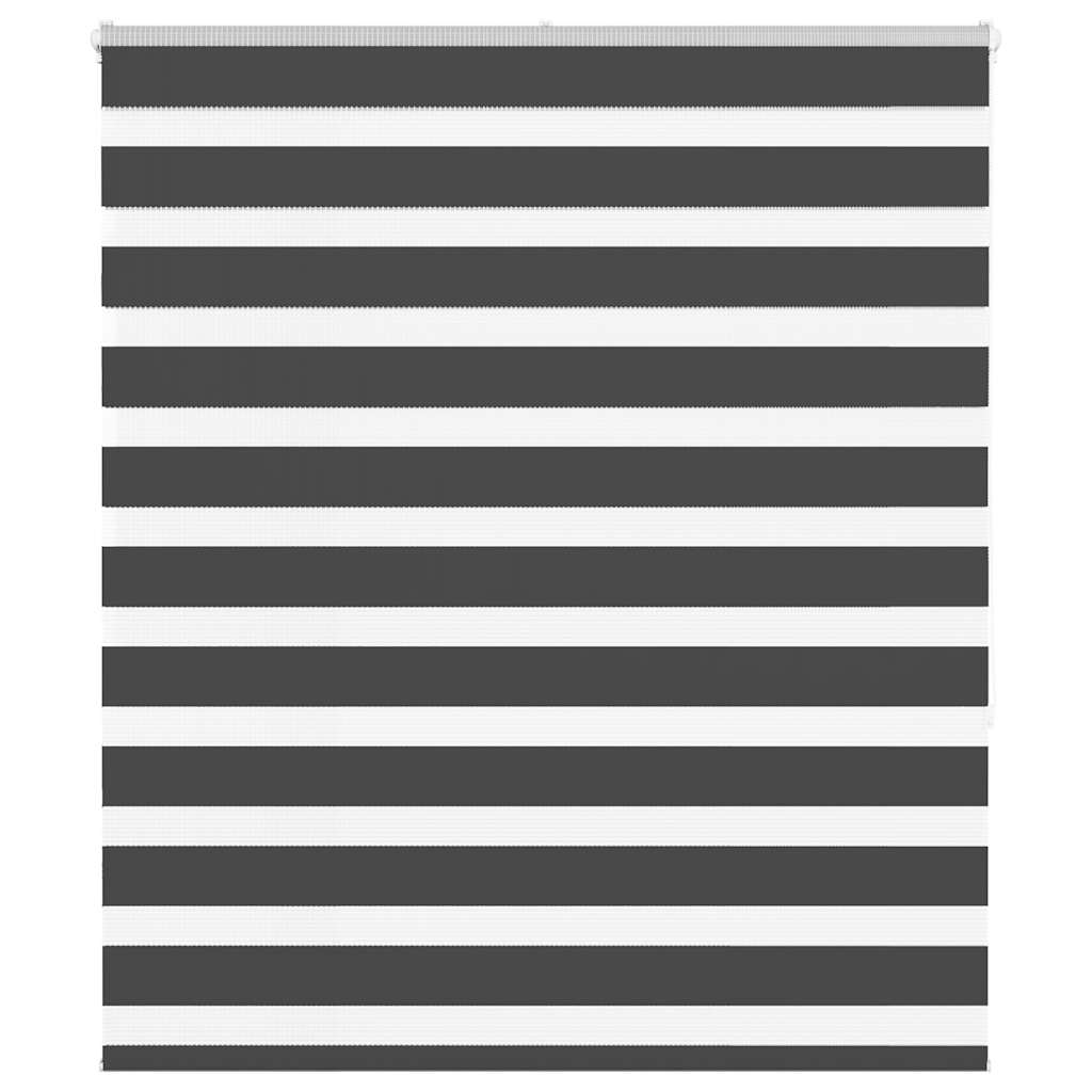 zebragardin sort 130x150 cm stofbredde 125,9 cm polyester
