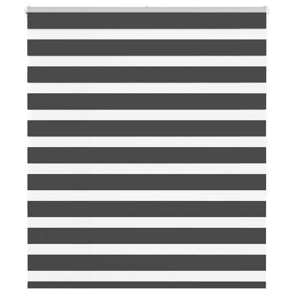 zebragardin sort 135x150 cm stofbredde 130,9 cm polyester