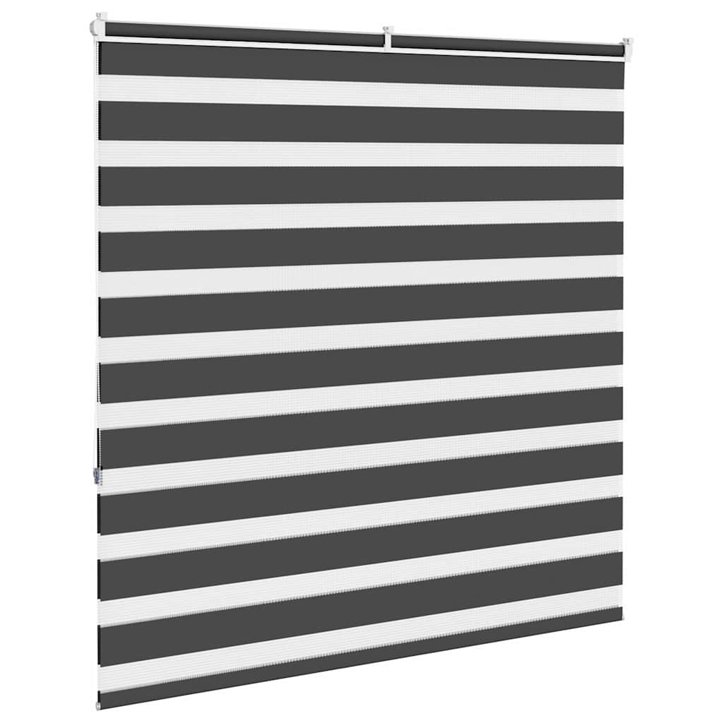 zebragardin sort 140x150 cm stofbredde 135,9 cm polyester
