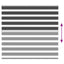 zebragardin sort 155x150 cm stofbredde 150,9 cm polyester