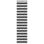 zebragardin sort 60x200 cm stofbredde 55,9 cm polyester