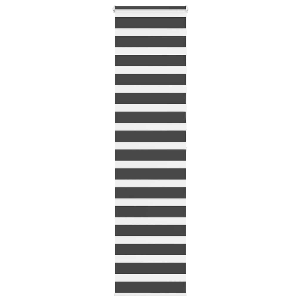 zebragardin sort 60x200 cm stofbredde 55,9 cm polyester