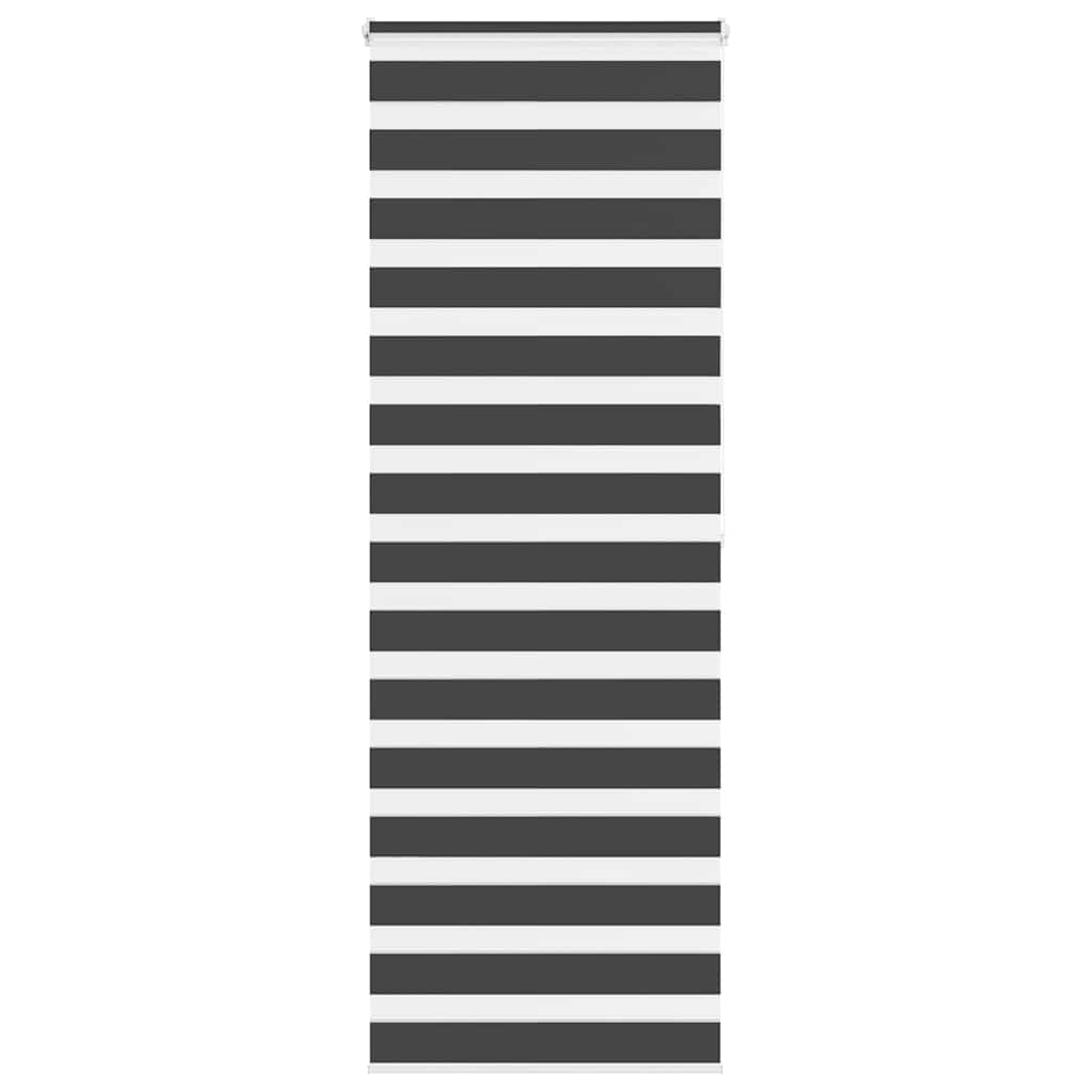 zebragardin sort 70x200 cm stofbredde 65,9 cm polyester