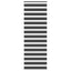 zebragardin sort 75x200 cm stofbredde 70,9 cm polyester