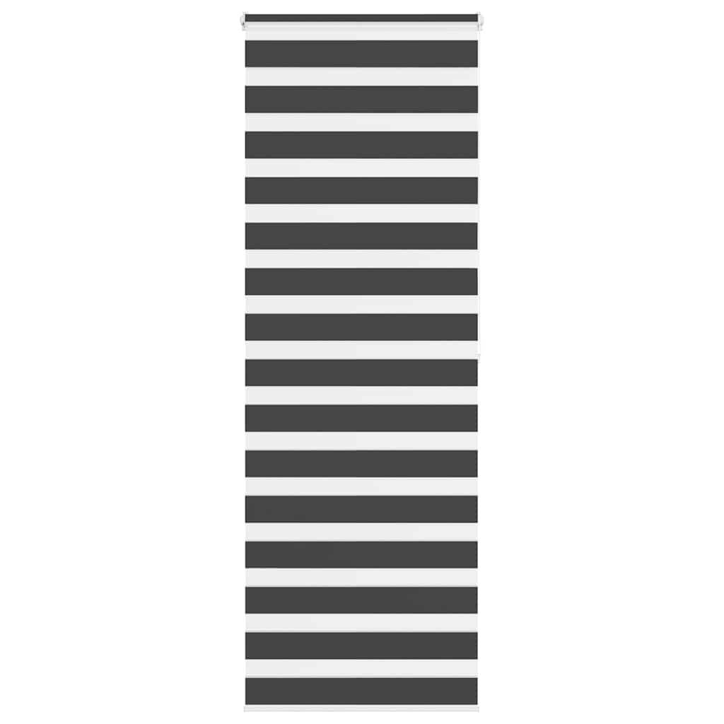 zebragardin sort 85x200 cm stofbredde 80,9 cm polyester