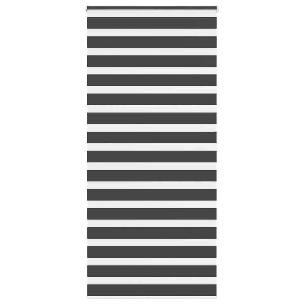 zebragardin sort 95x200 cm stofbredde 90,9 cm polyester