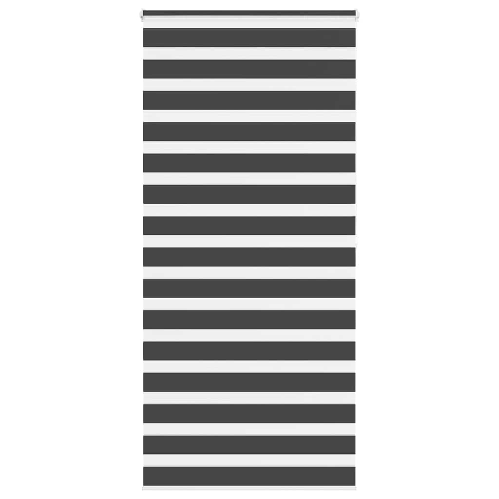 zebragardin sort 110x200 cm stofbredde 105,9 cm polyester