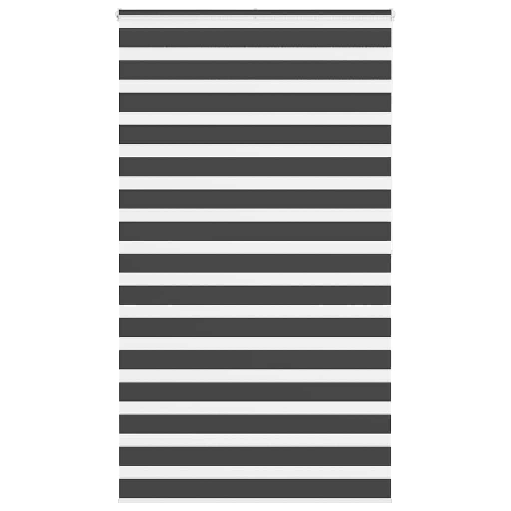 zebragardin sort 120x200 cm stofbredde 115,9 cm polyester