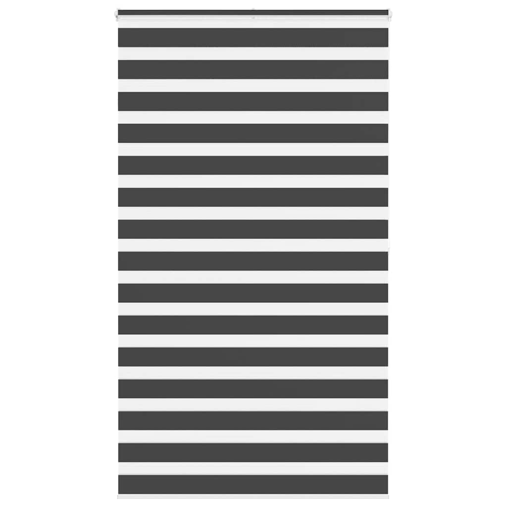 zebragardin sort 125x200 cm stofbredde 120,9 cm polyester