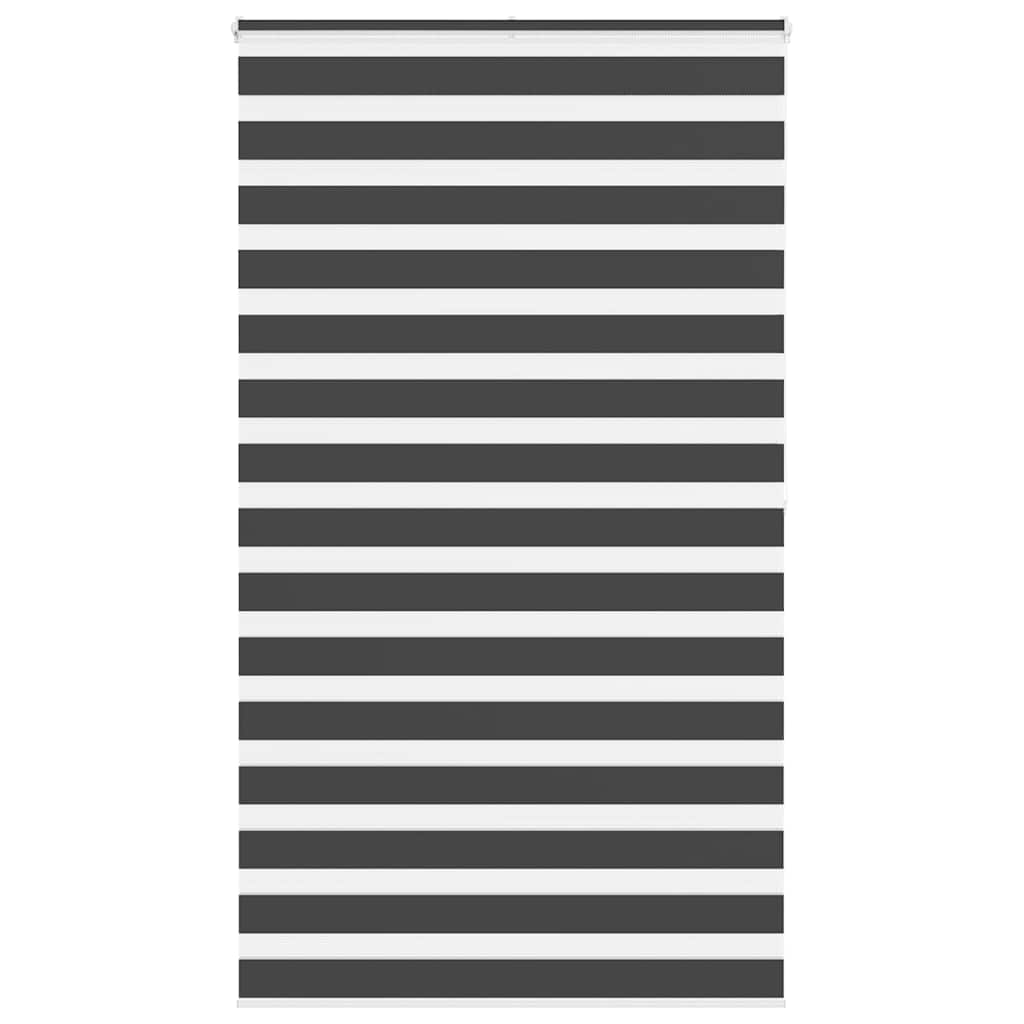 zebragardin sort 130x200 cm stofbredde 125,9 cm polyester