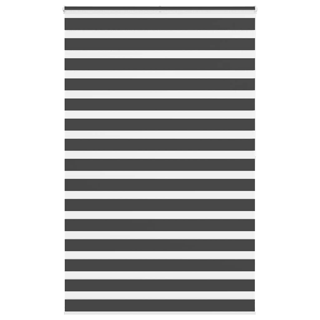 zebragardin sort 140x200 cm stofbredde 135,9 cm polyester